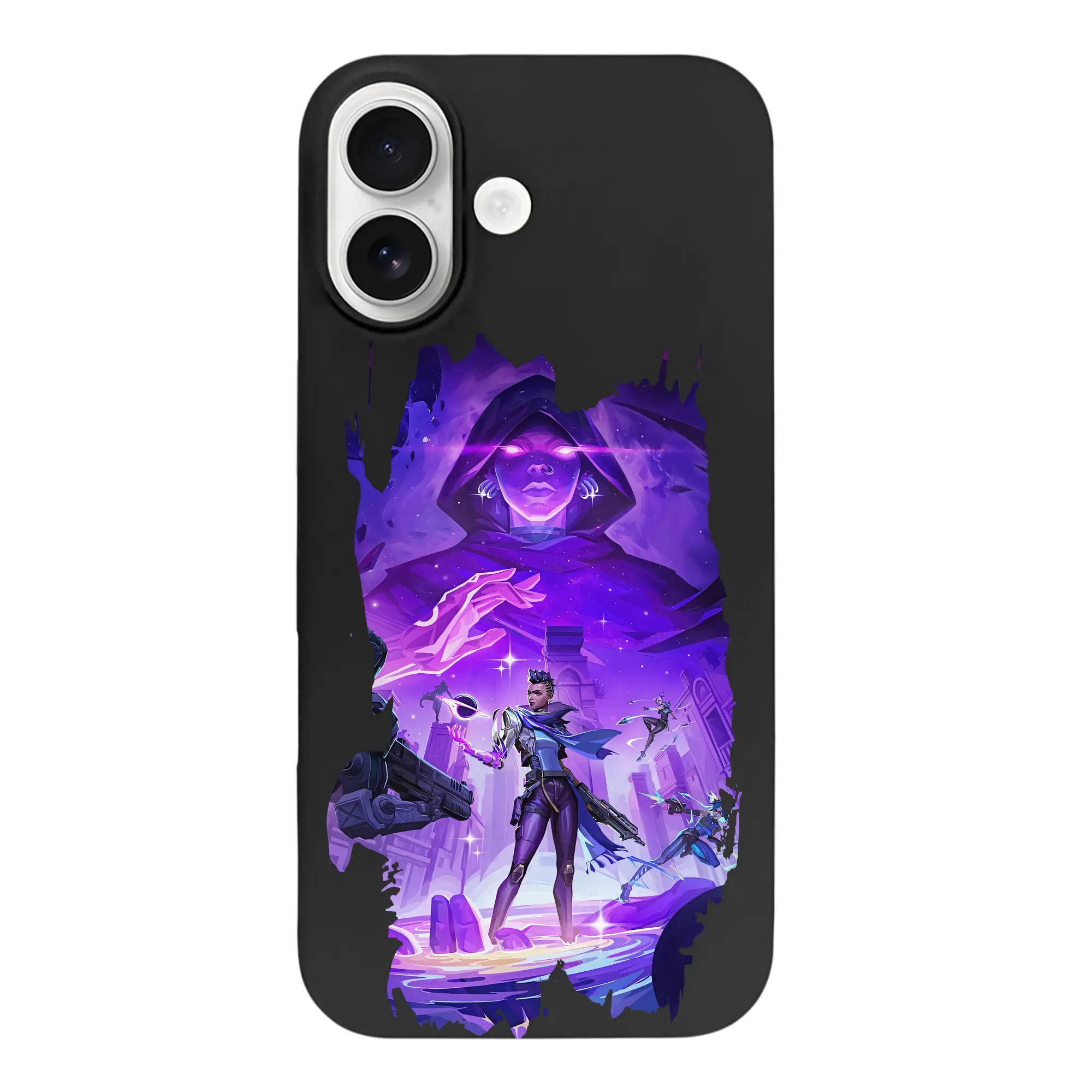 VALORANT グッズ,アストラ - iPhone 17 シリーズ シリコンケース 薄型 耐衝撃 指紋防止 ソフトタッチカバー 精密フィット 傷防止 保護ケース iPhone 17/17 Air/17 Pro/17 Pro Max 対応